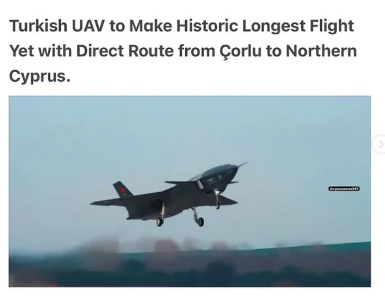 KIZILELMA Drone’s Record Flight to TRNC: Teknofest 2024 Debut